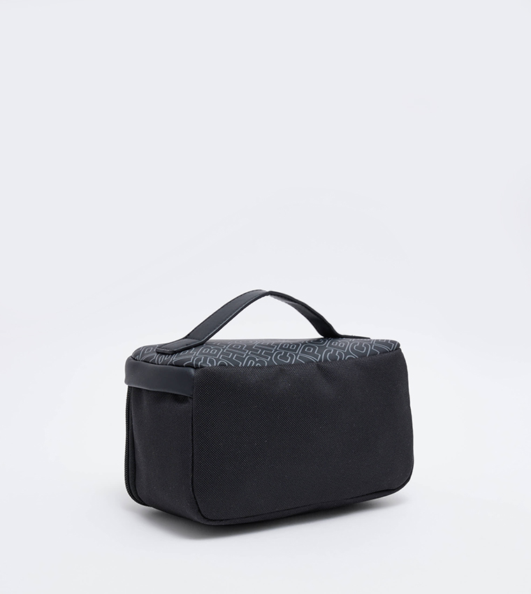 Monogram Detail Toiletry Bag