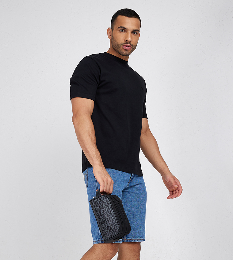 Monogram Detail Toiletry Bag