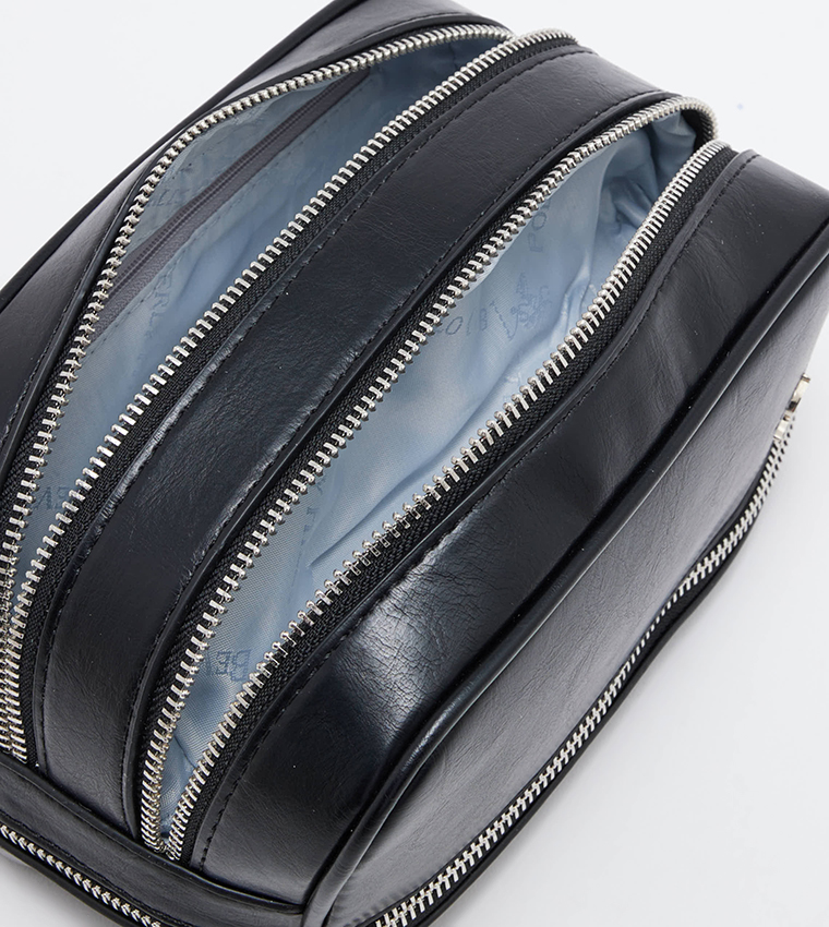 Logo Embossed Toiletry Bag