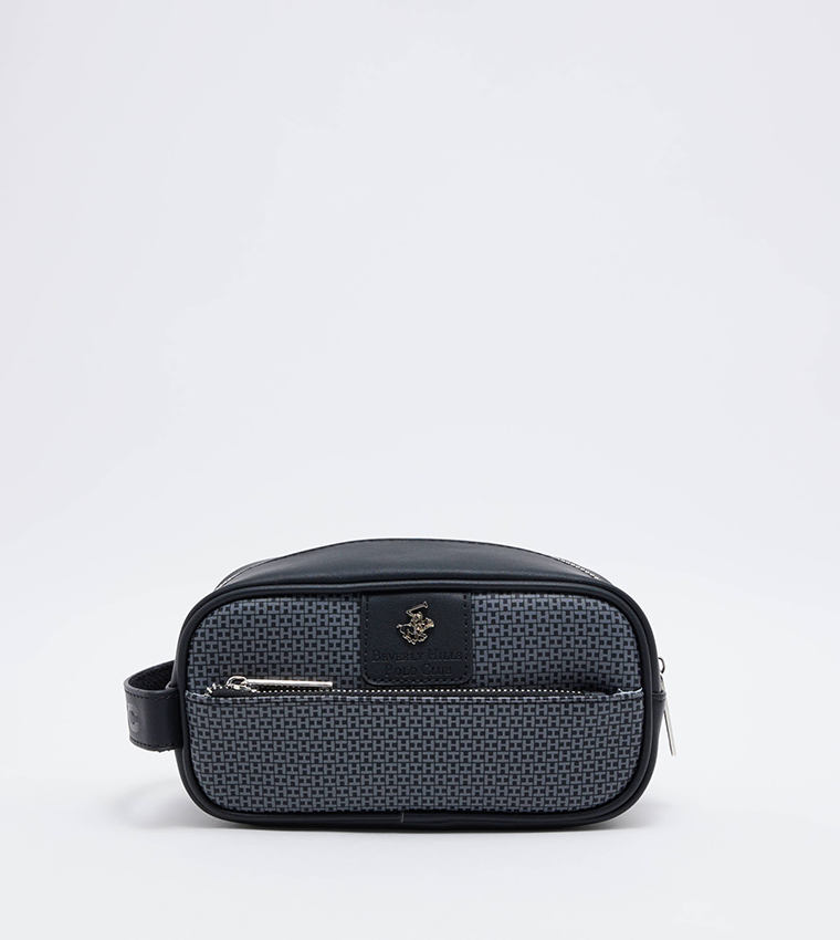 Logo Detail Toiletry Bag