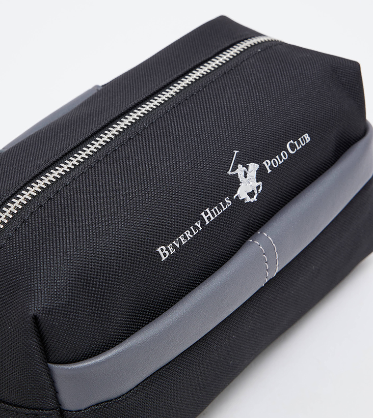 Logo Detail Toiletry Bag