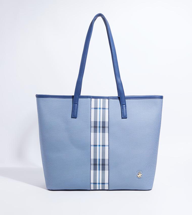 Pale blue best sale tote bag