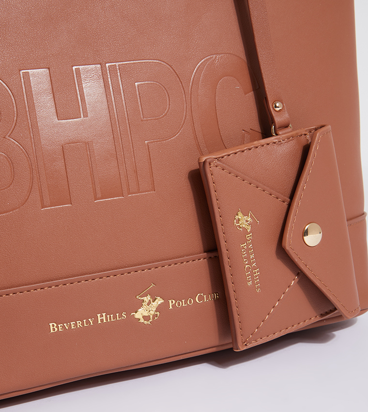 Logo Detail Tote Bag with Coin Pouch