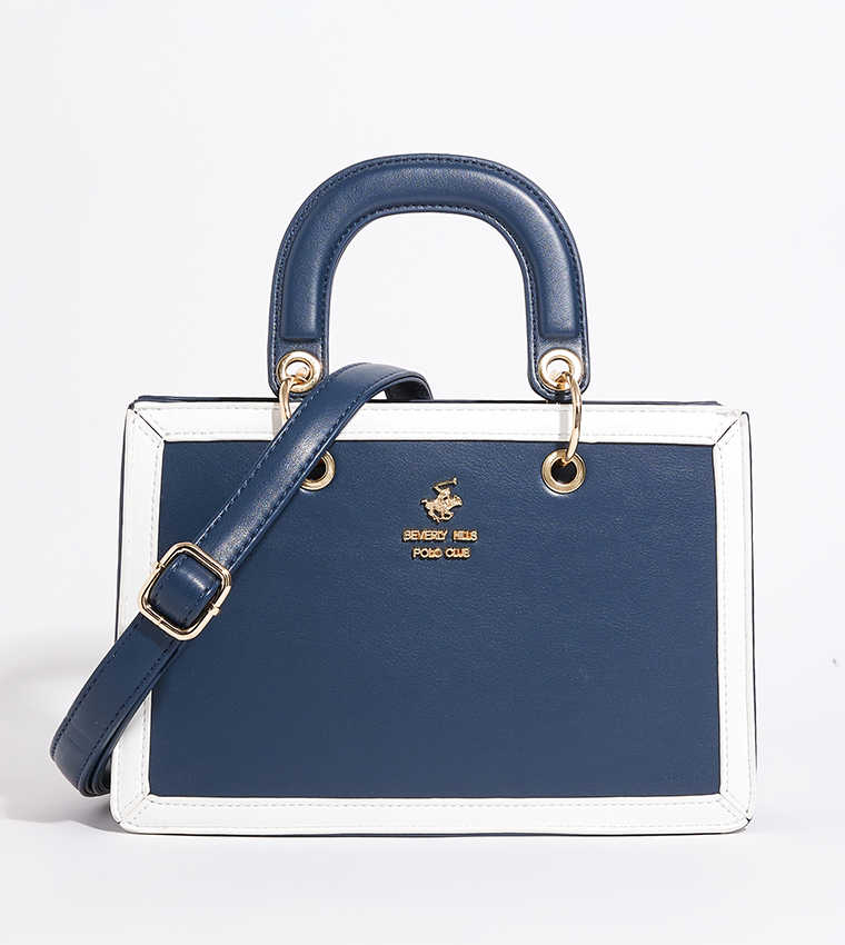 Contrast Trim Mini Tote Bag