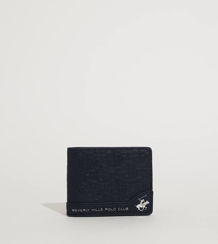 Logo Embossed Bi-Fold Wallet