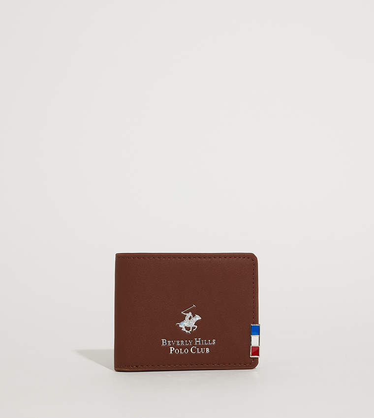 Logo Metal Bi-Fold Wallet