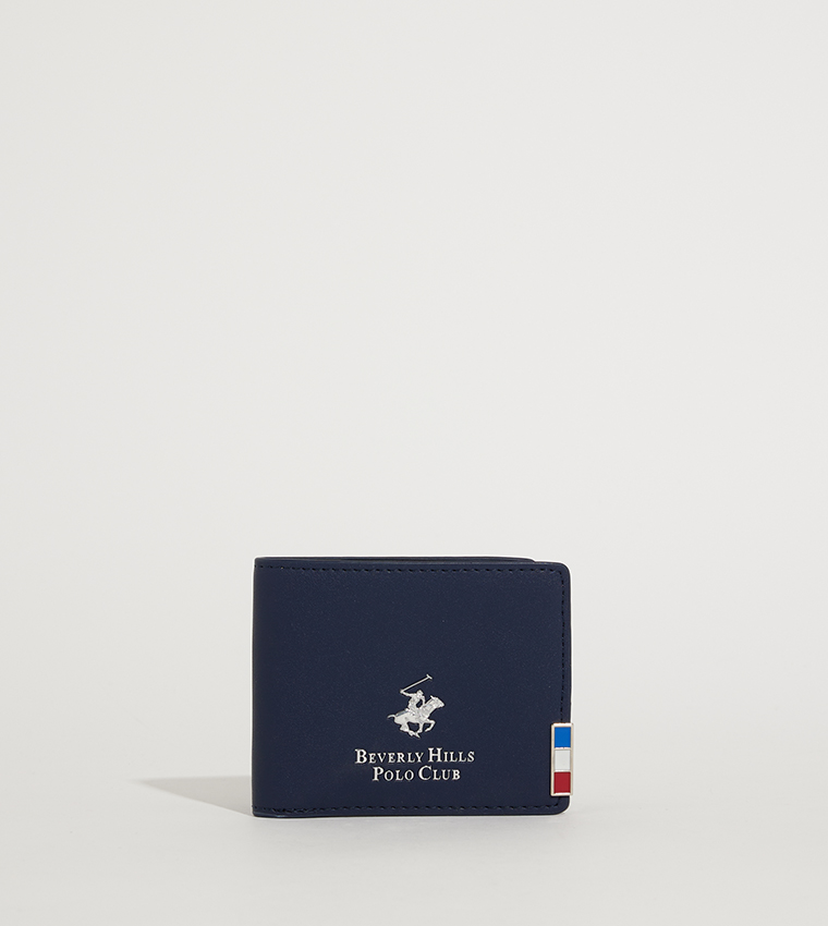 Logo Metal Bi-Fold Wallet