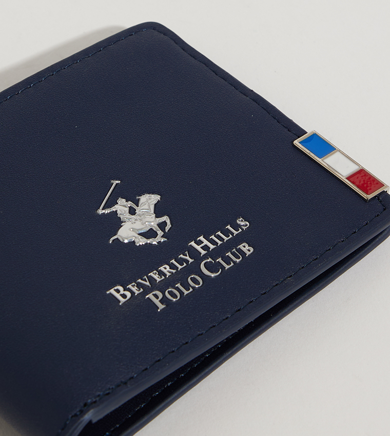 Logo Metal Bi-Fold Wallet