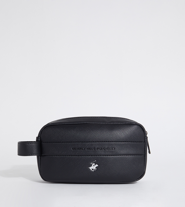 Logo Detail Toiletry Bag