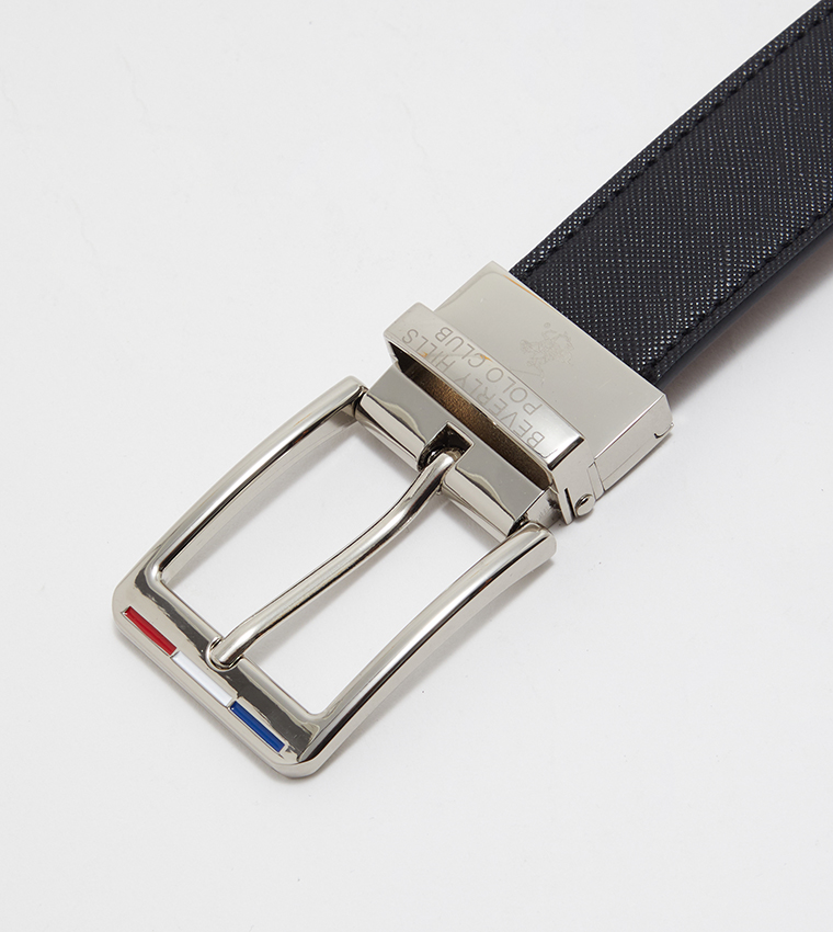 Buckle Closure Leather Belt