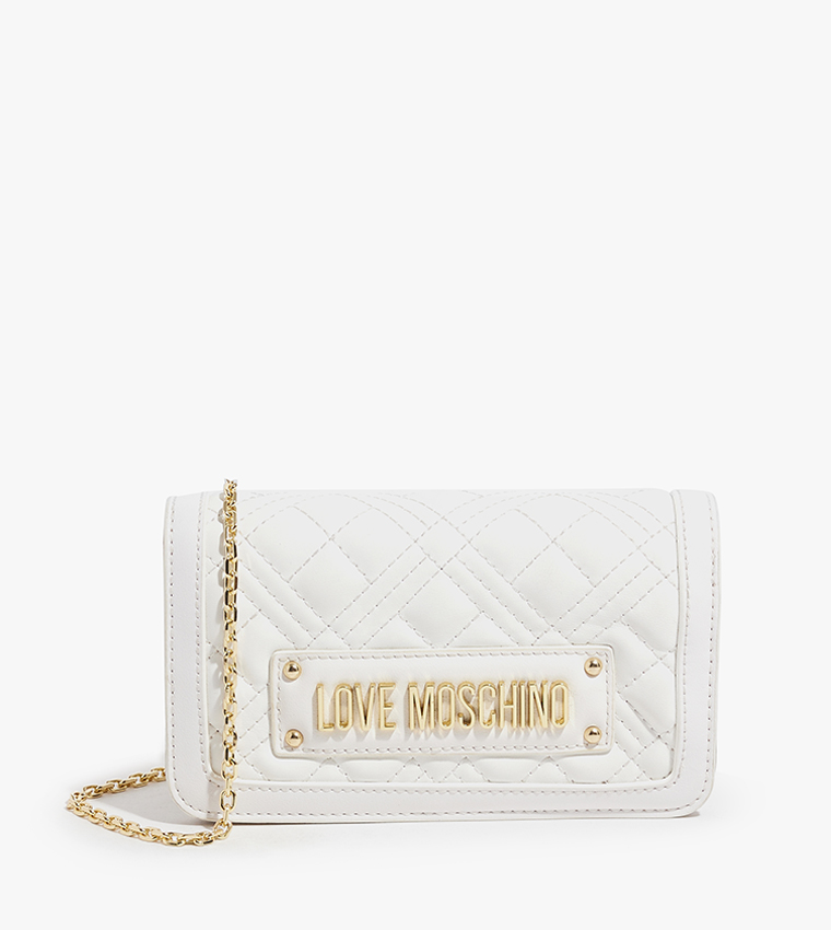 Love moschino discount purse with badge