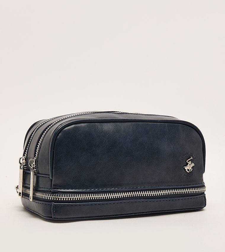 Logo Detail Toiletry Pouch