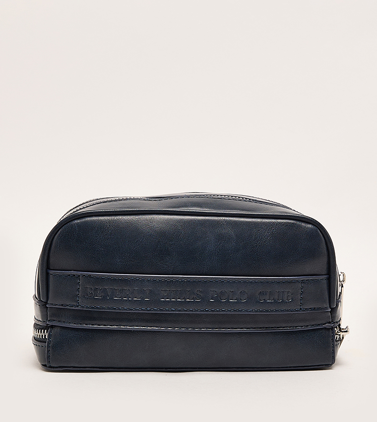 Logo Detail Toiletry Pouch