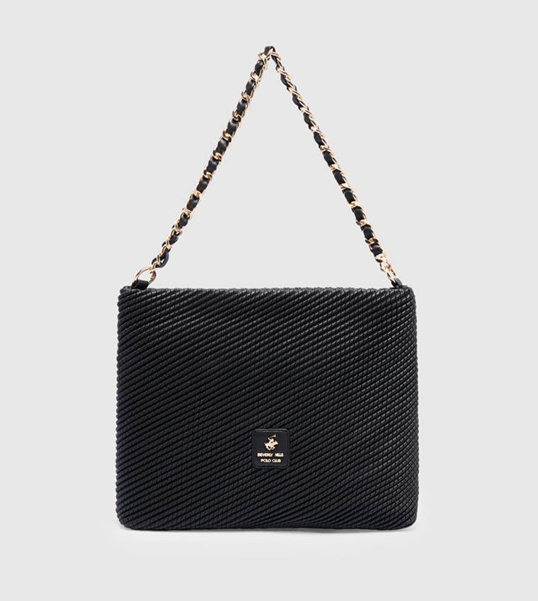 Textured Shoulder Bag