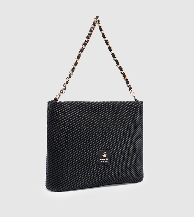 Textured Shoulder Bag