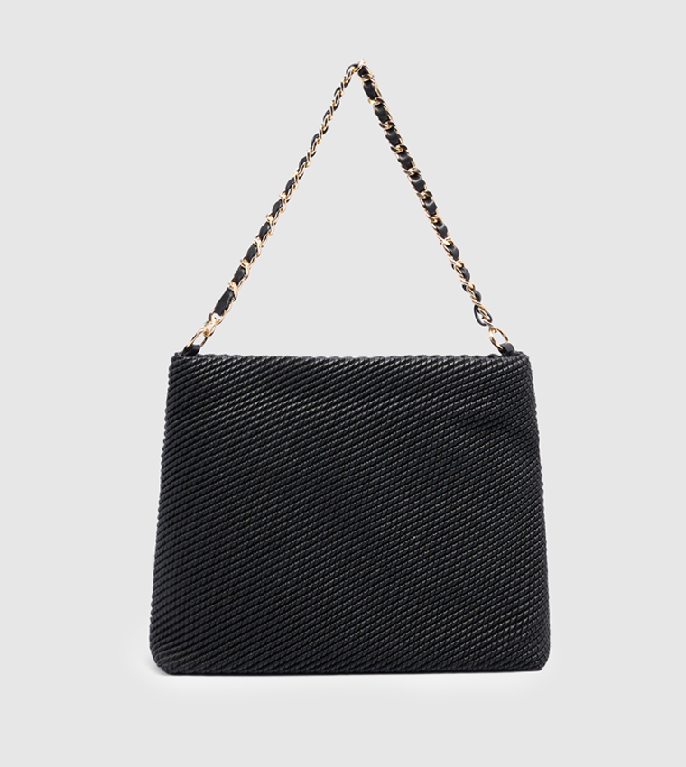 Textured Shoulder Bag