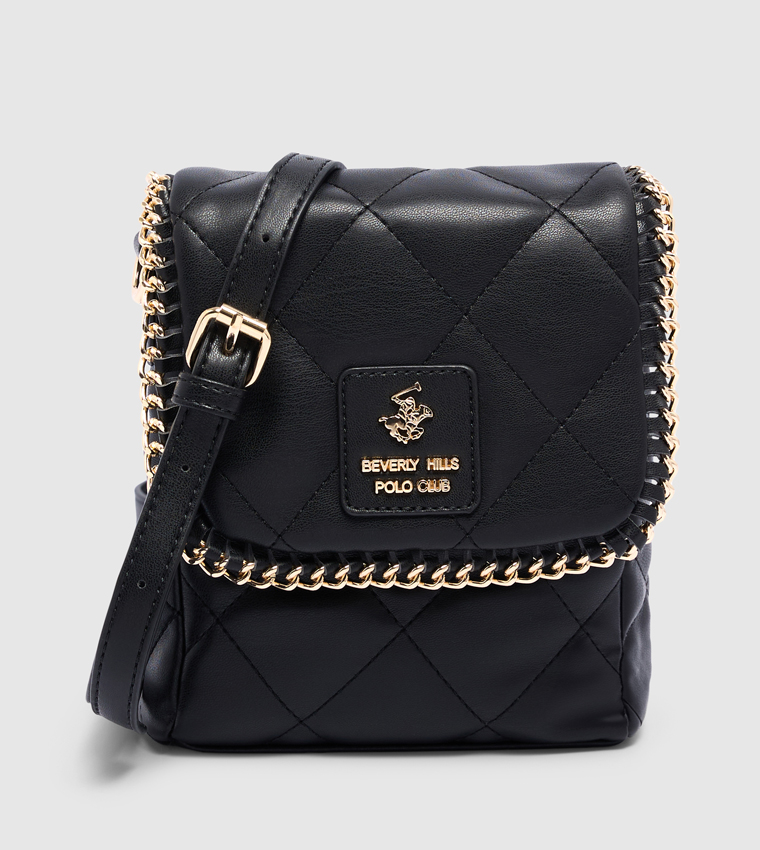 Quilted Flap Crossbody Bag