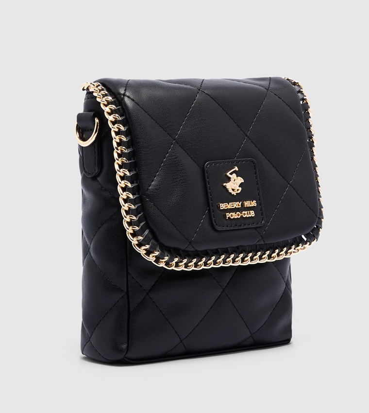 Quilted Flap Crossbody Bag