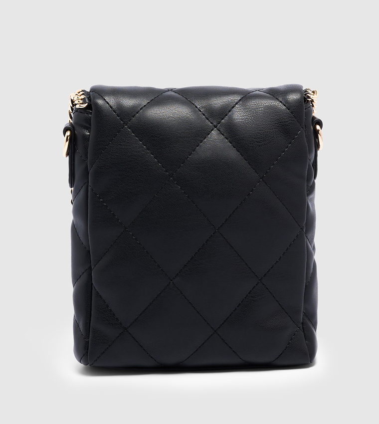 Quilted Flap Crossbody Bag