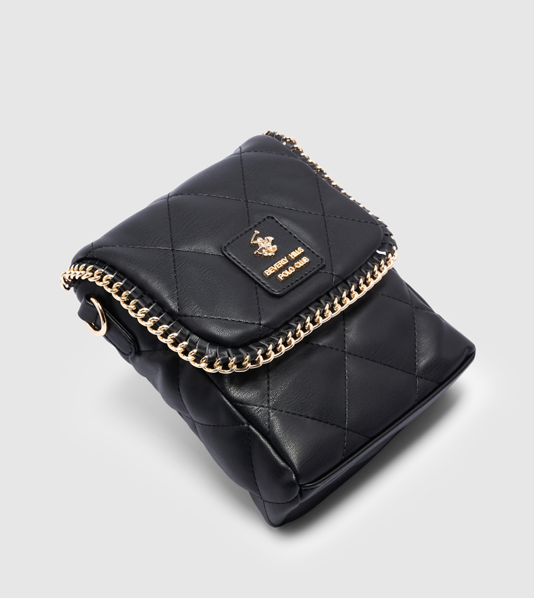 Quilted Flap Crossbody Bag