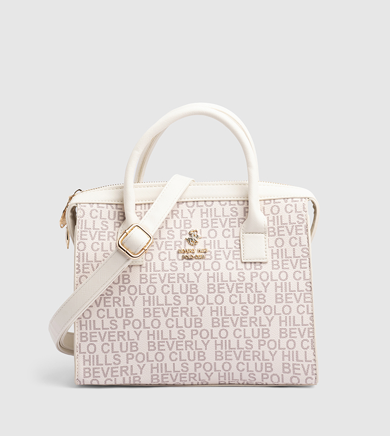 Logo Detail Satchel Bag