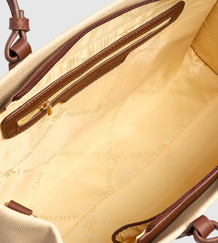 حقيبة توت بشعار العلامة التجارية  