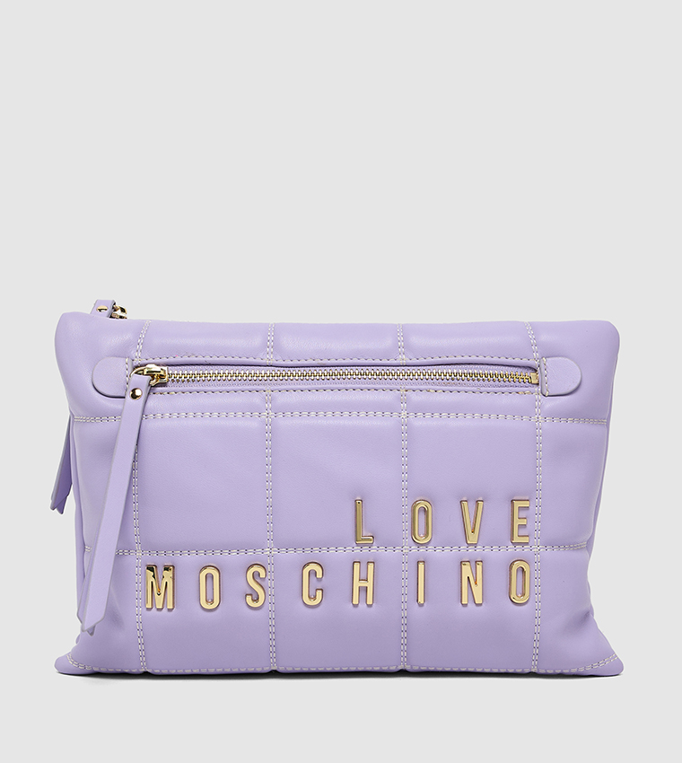 Quilted Zip Closure Crossbody Bag