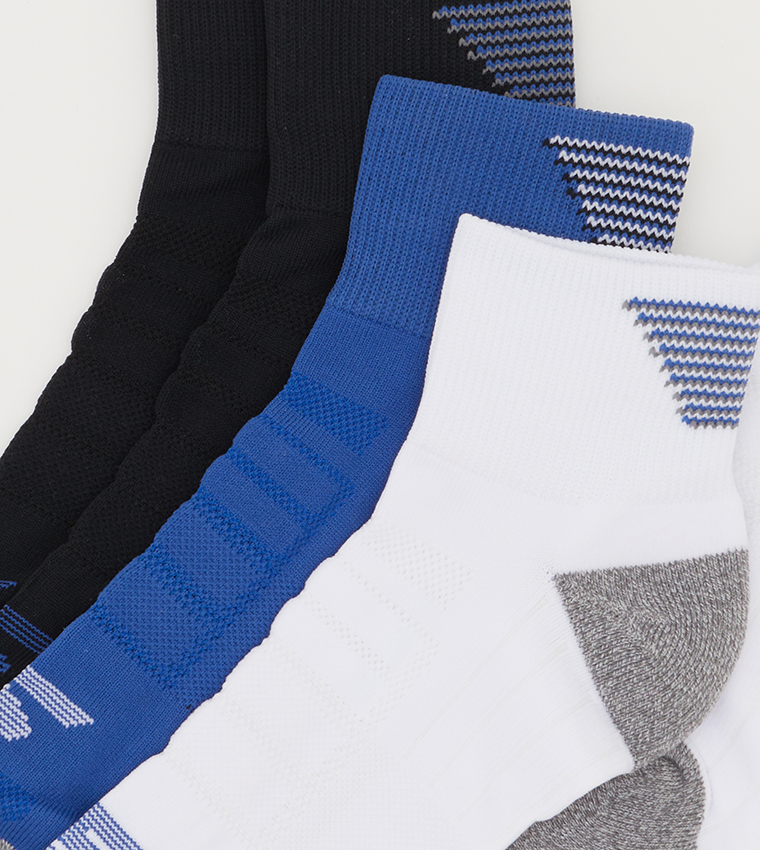 Pack of 3 Color Block Socks