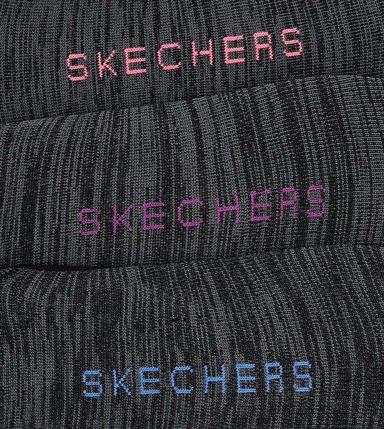 Pack of 3 Non Terry No Show Socks