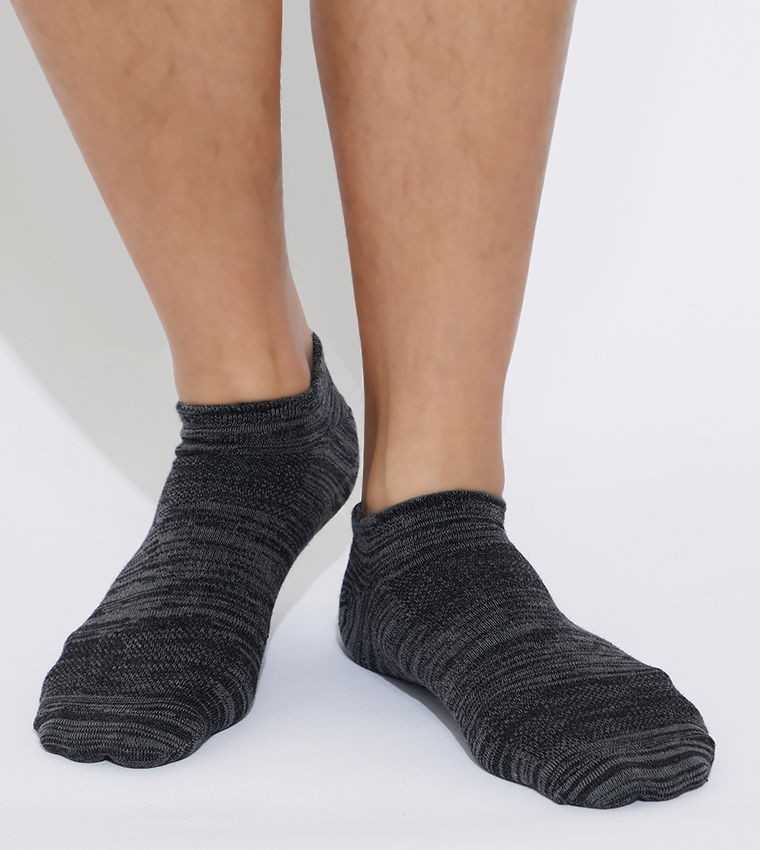 Pack Of 3 Non Terry Super No Show Socks