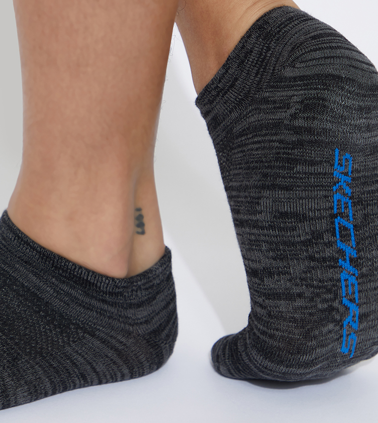 Pack Of 3 Non Terry Super No Show Socks