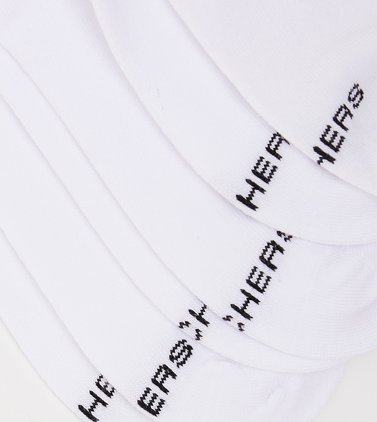 Pack of 3 Non Terry No Show Socks
