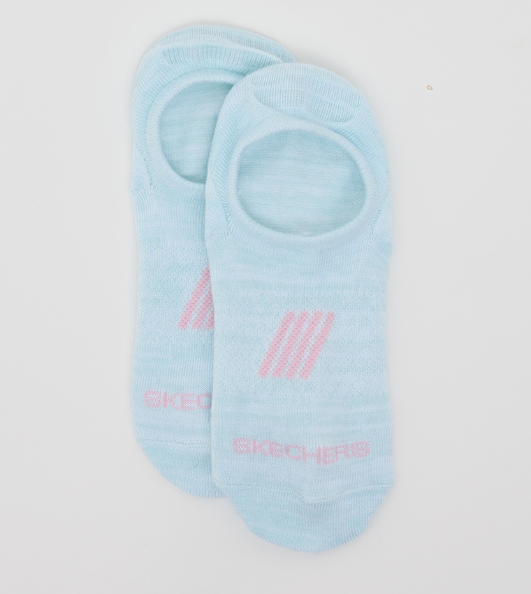 3-Pack Printed No Show Socks