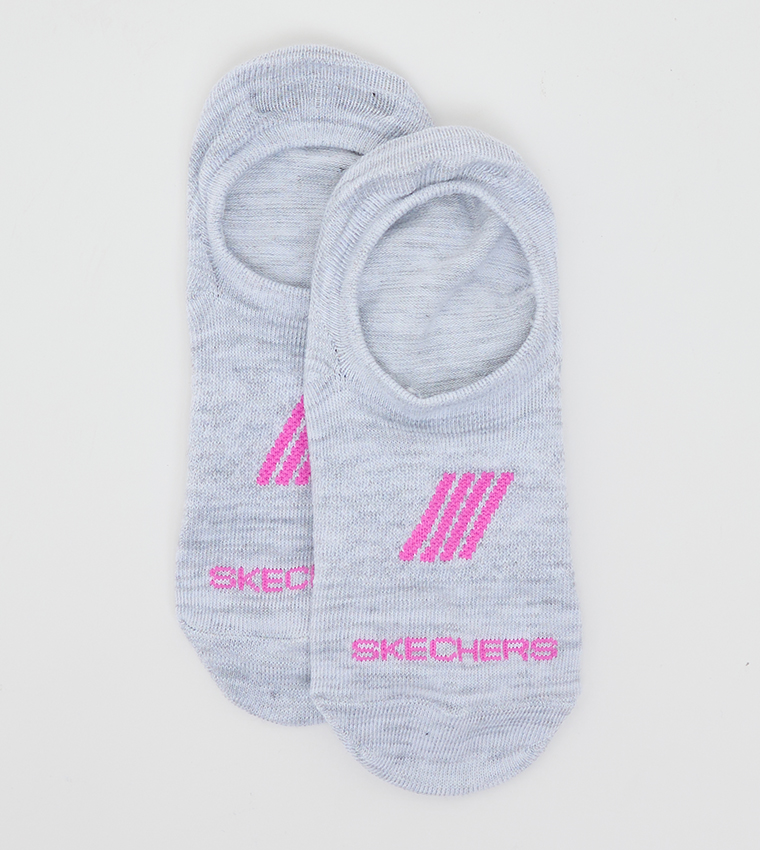 3-Pack Printed No Show Socks