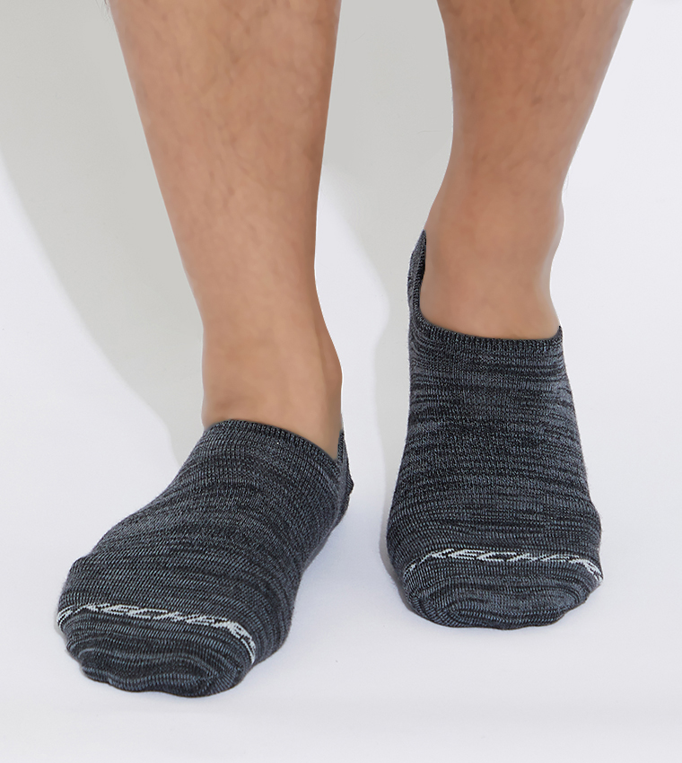 Pack Of 3 Non Terry No Show Socks