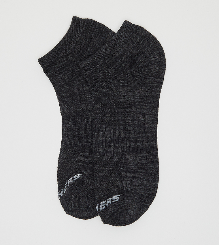 Pack of 3 Logo Detail No Show Socks