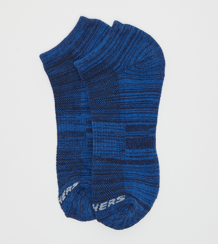 Pack of 3 Logo Detail No Show Socks