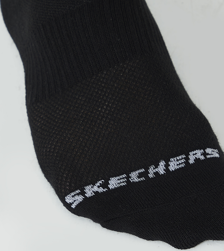 Terry Quarter Crew Socks Pack of 3