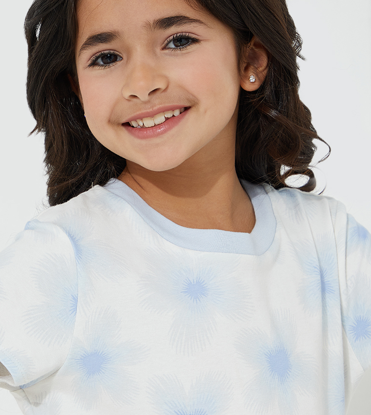 Older Girl's Print Skater Dress