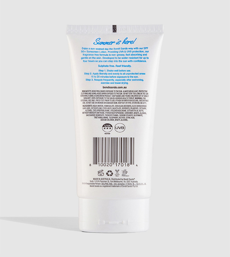 لوشن واقي من الشمس SPF50 + - خالي من العطر 150 مل