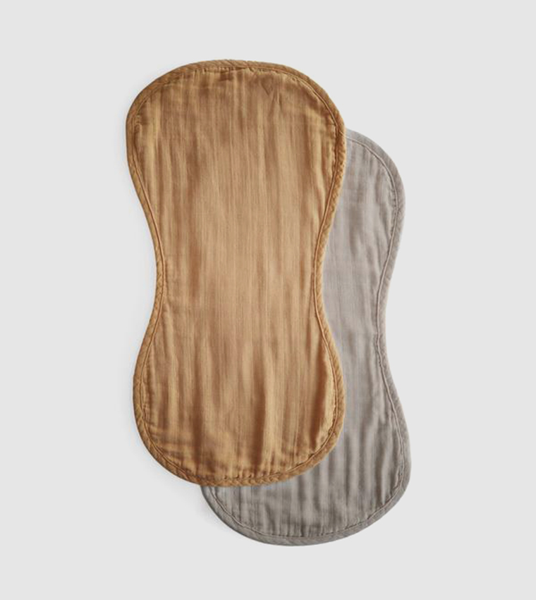 Burp Cloth Fall Yellow/Fog