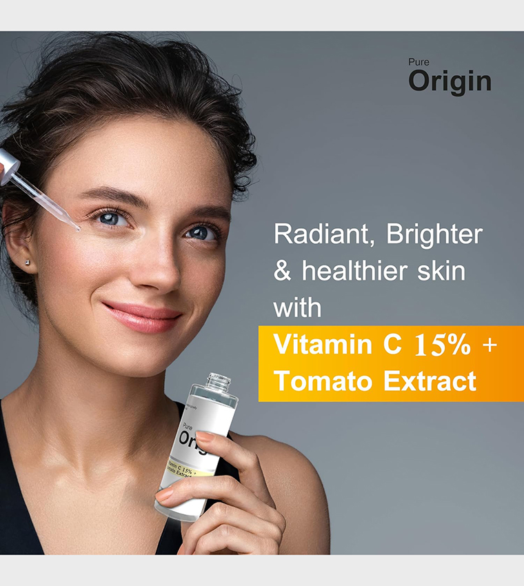 Vitamin C 15% + Tomato Extract Serum, 30ml