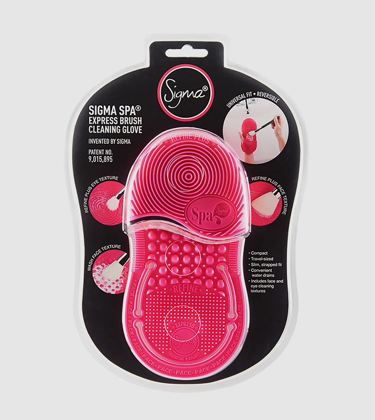 Sigma Beauty Sigma Spa® Express Brush Cleaning Glove-Pink