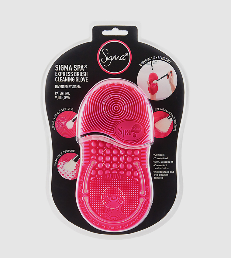 Sigma Beauty Sigma Spa® Express Brush Cleaning Glove-Pink