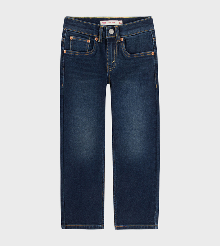 Faded Loose Tapered Fit Jeans