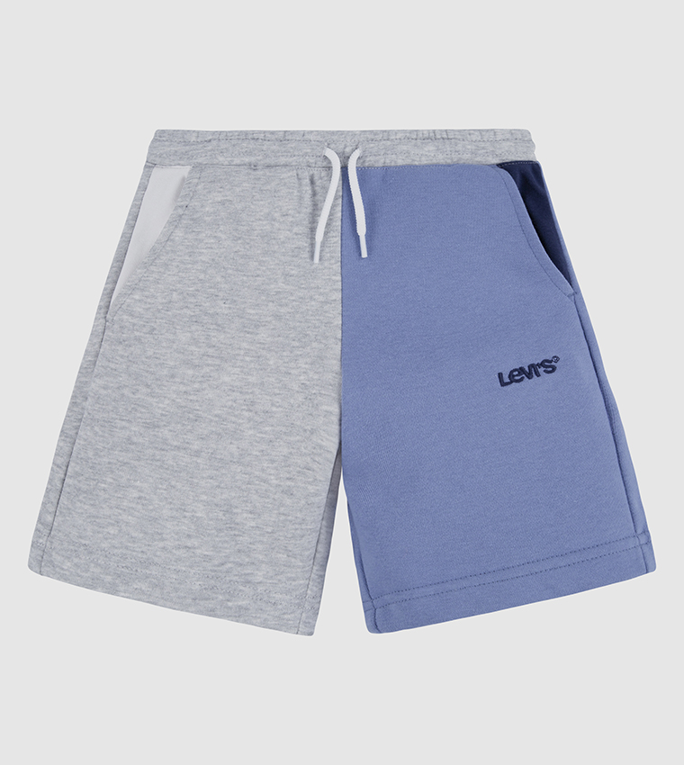 Logo Detail Color Block Shorts