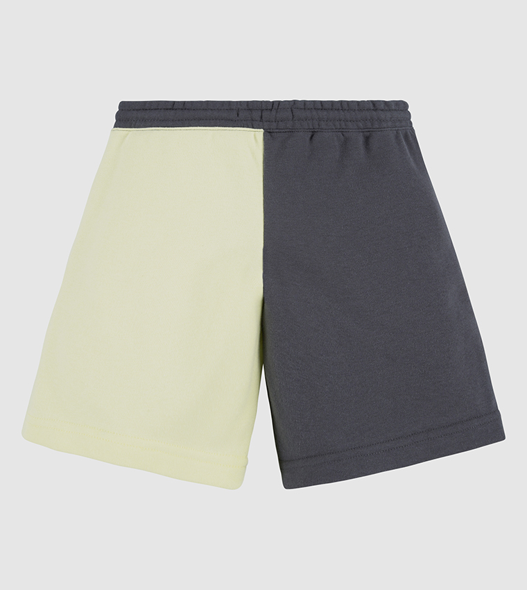 Logo Detail Color Block Shorts