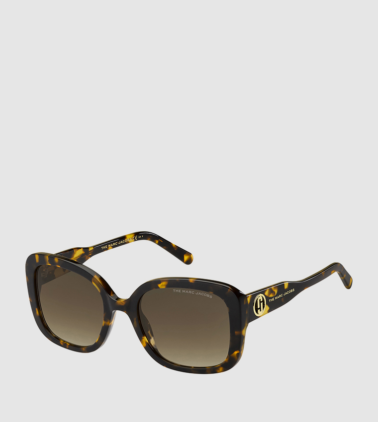 Buy Marc Jacobs Printed Square Sunglasses In Brown 6thStreet Bahrain