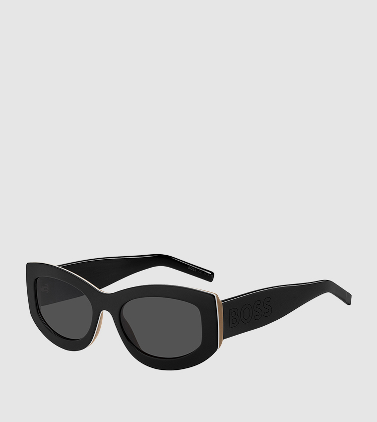 Buy Hugo Boss Square Sunglasses In Black | 6thStreet UAE