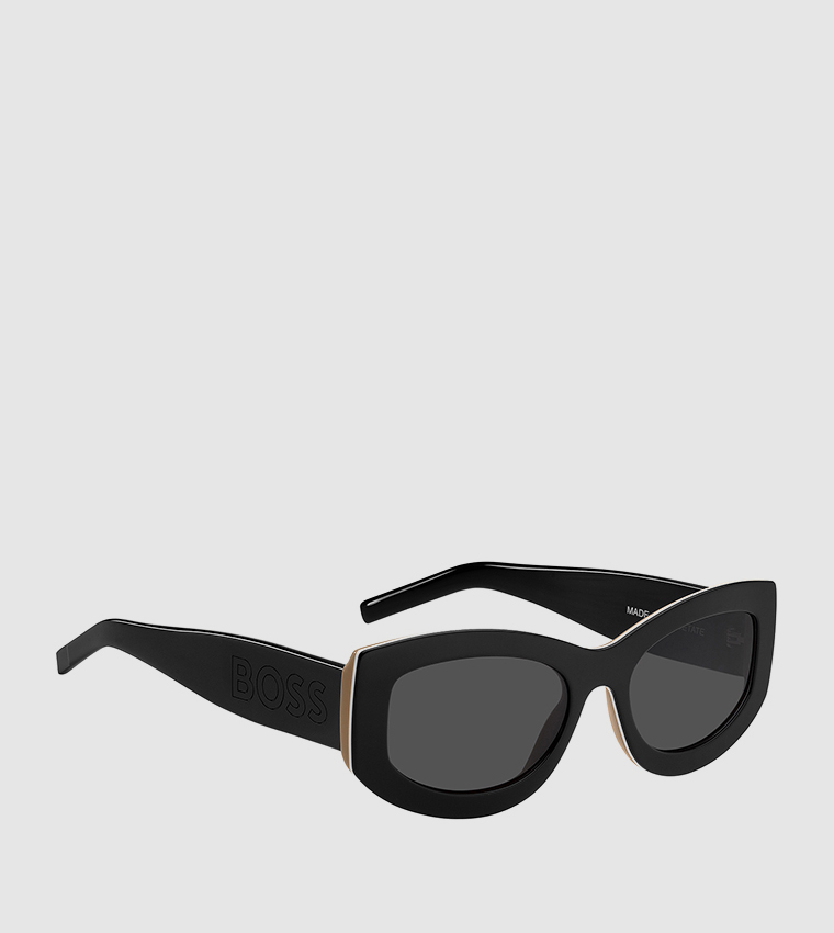 Buy Hugo Boss Square Sunglasses In Black | 6thStreet UAE